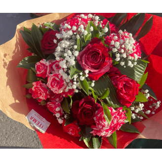 Bouquet panaché roses