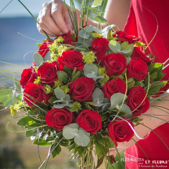 Bouquet roses rouges maman...